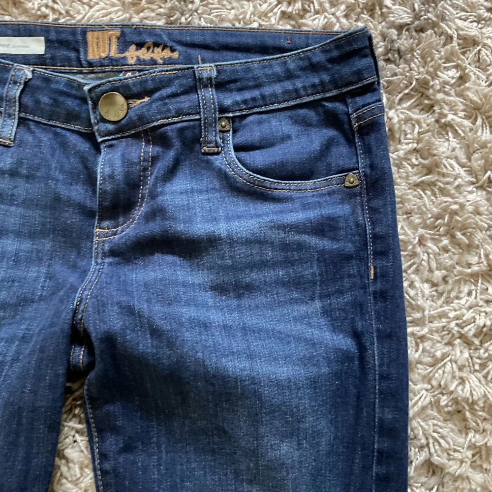 KUT from the Kloth Catherine Boyfriend Jeans Dark Indigo Blue Straight Leg 4
